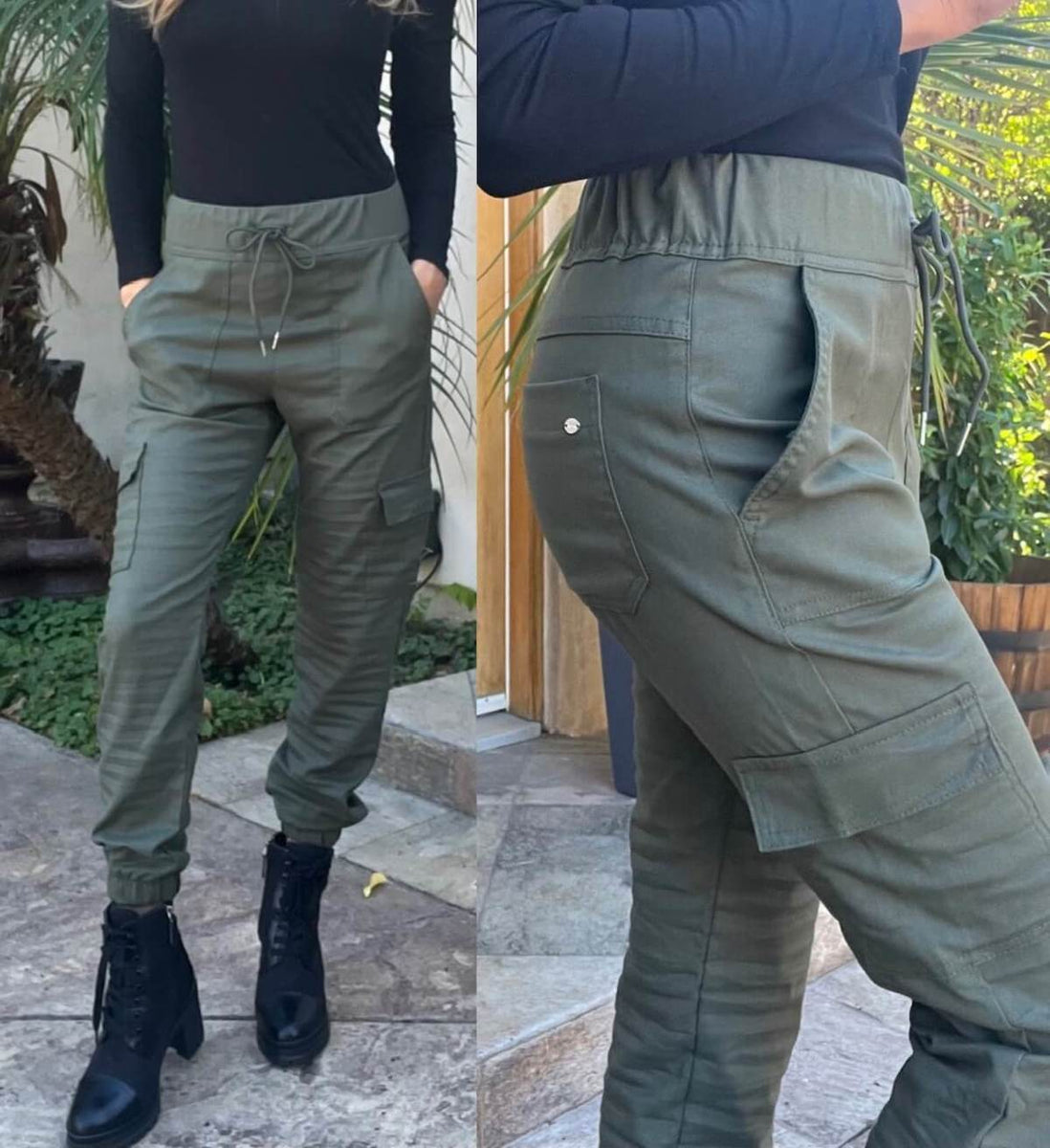 Dust off and Go Girl Yoga Pants Cargo Green – TheBoveCompany