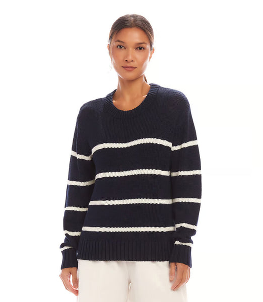 Stripe Crewneck Sweater