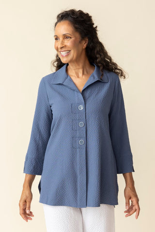 Crinkle Crepe Tunic