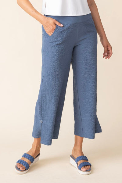 Crinkle Crepe Crop Pant