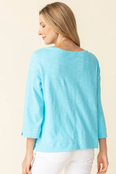 Cotton Boatneck Top