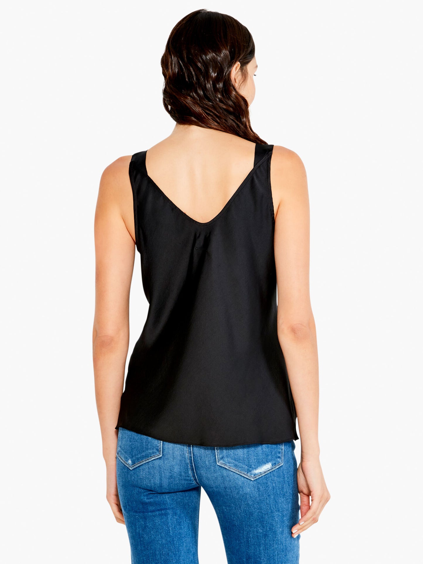 Lace Cami Tank-Blk Onyx