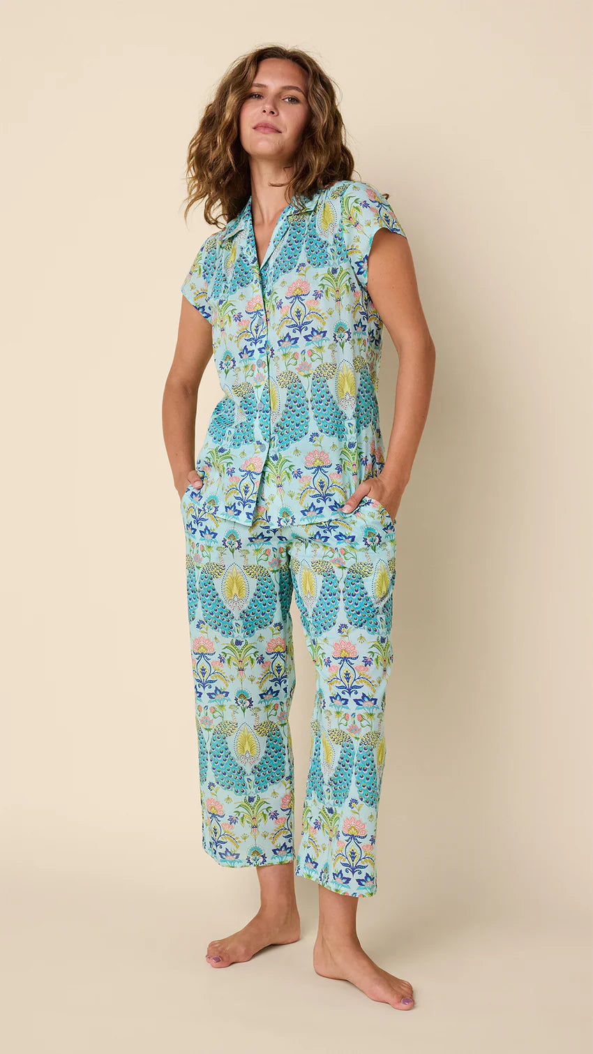 Peacock Voile Pajama