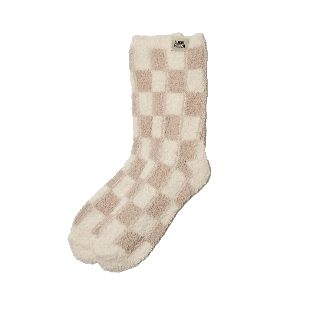 Checker Cozy Socks