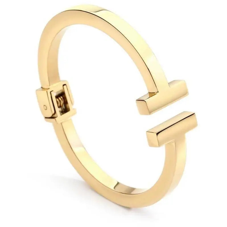 Sadie T Bracelet - Gold