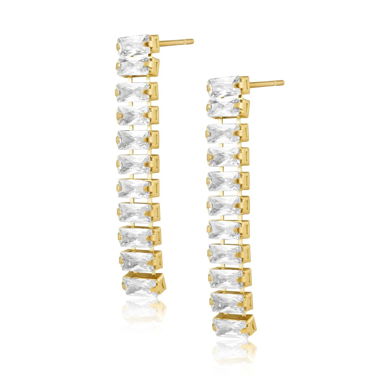 Alessia CZ Drop Earrings