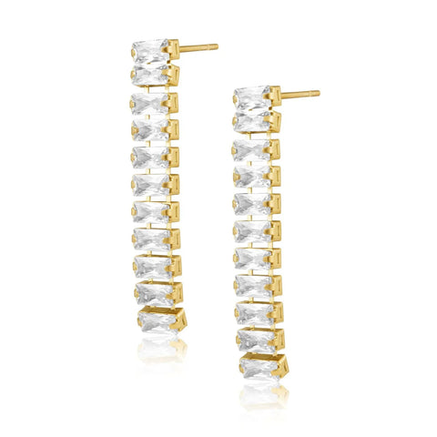 Alessia CZ Drop Earrings