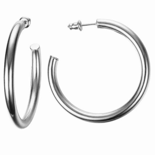 Clara Hoops - Silver