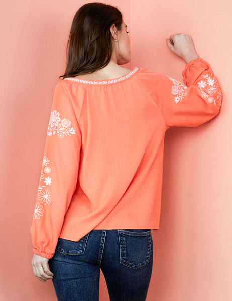 St. Barts Embroidered Blouse