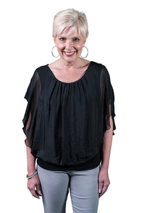 Aurora Flutter Sleeve - Black