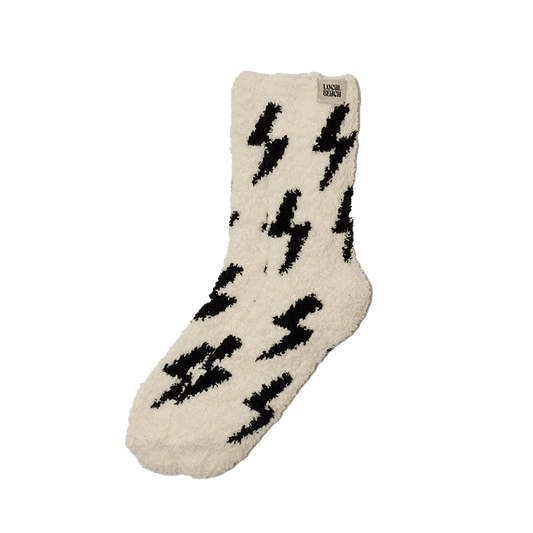 Lightning Bolt Cozy Socks