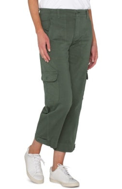 Cargo Crop Wide Leg Pant