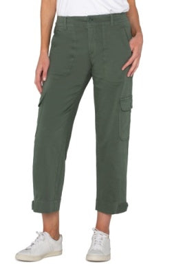 Cargo Crop Wide Leg Pant