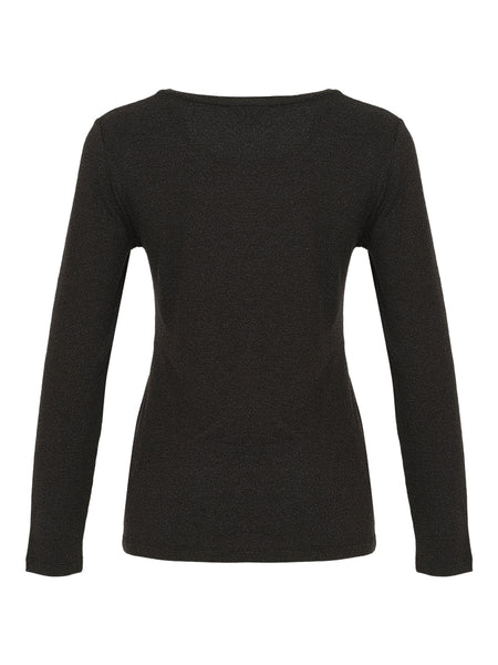 Long Sleeve Top - Charcoal