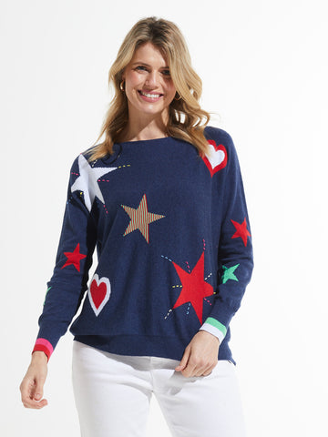 Hearts and Stars Sweater