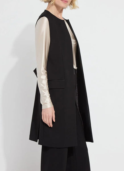 Denver Ponte Sleeveless Coat