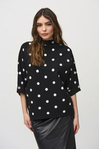 Jacquard  Dot Sweater