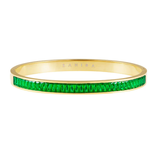 Nicola Emerald Gold Bracelet