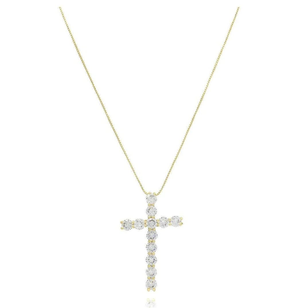 Faith Cross Pendant - Gold