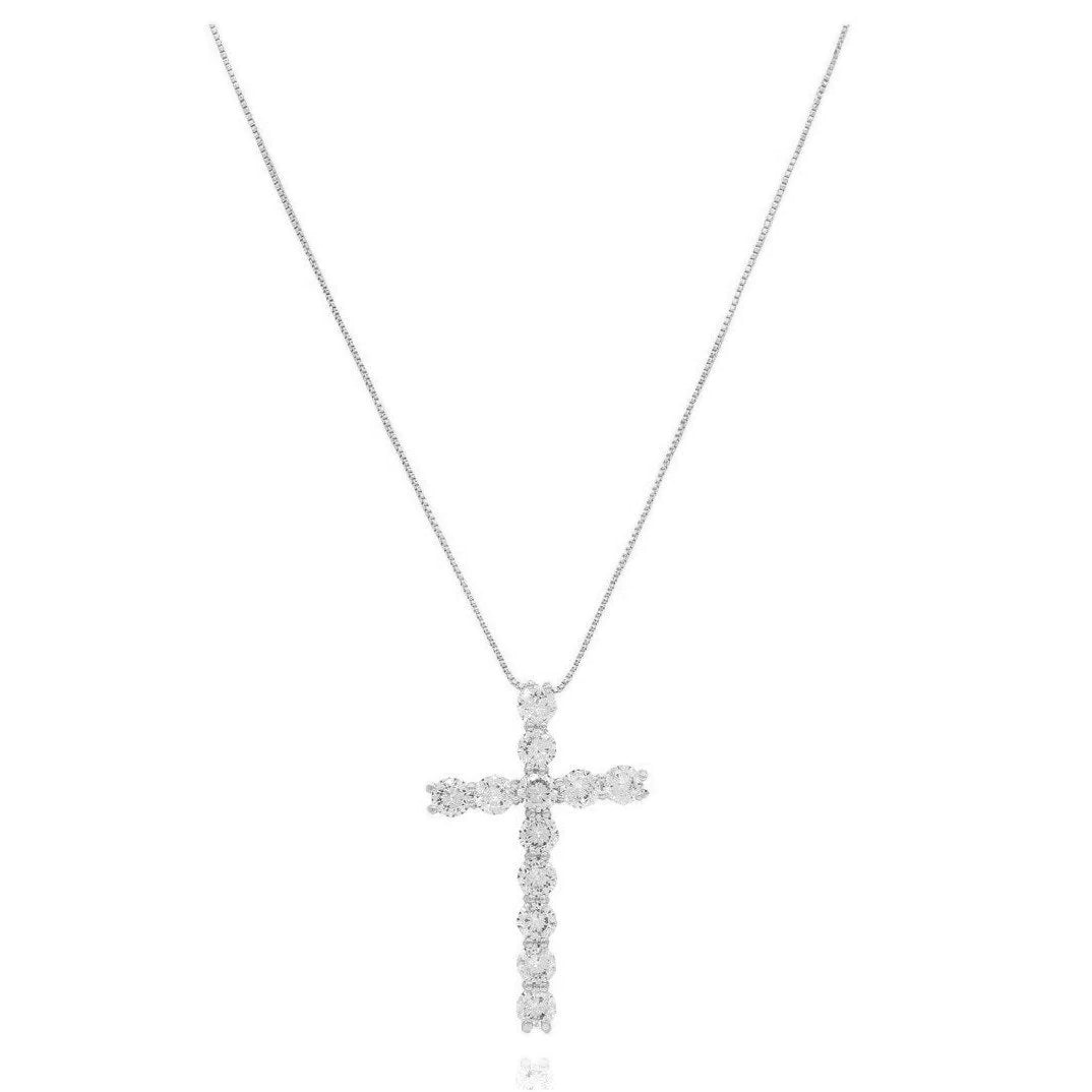 Faith Cross Pendant - Silver