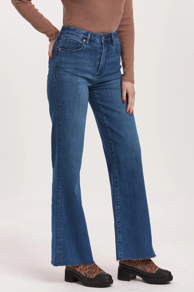 Fiona High Rise Wide Leg Jeans