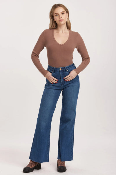 Fiona High Rise Wide Leg Jeans