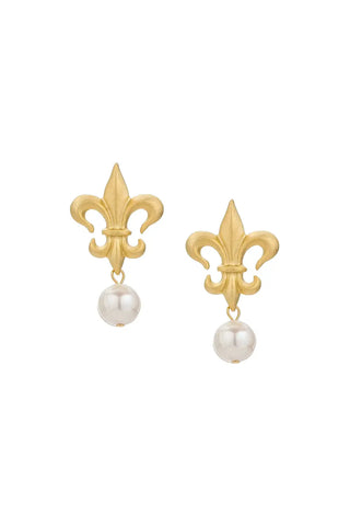 The FK Fleur Earrings - Pearl