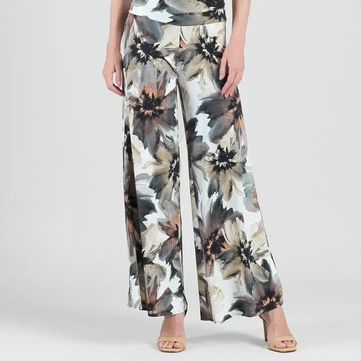 Floral Print Soft Palazzo Pant