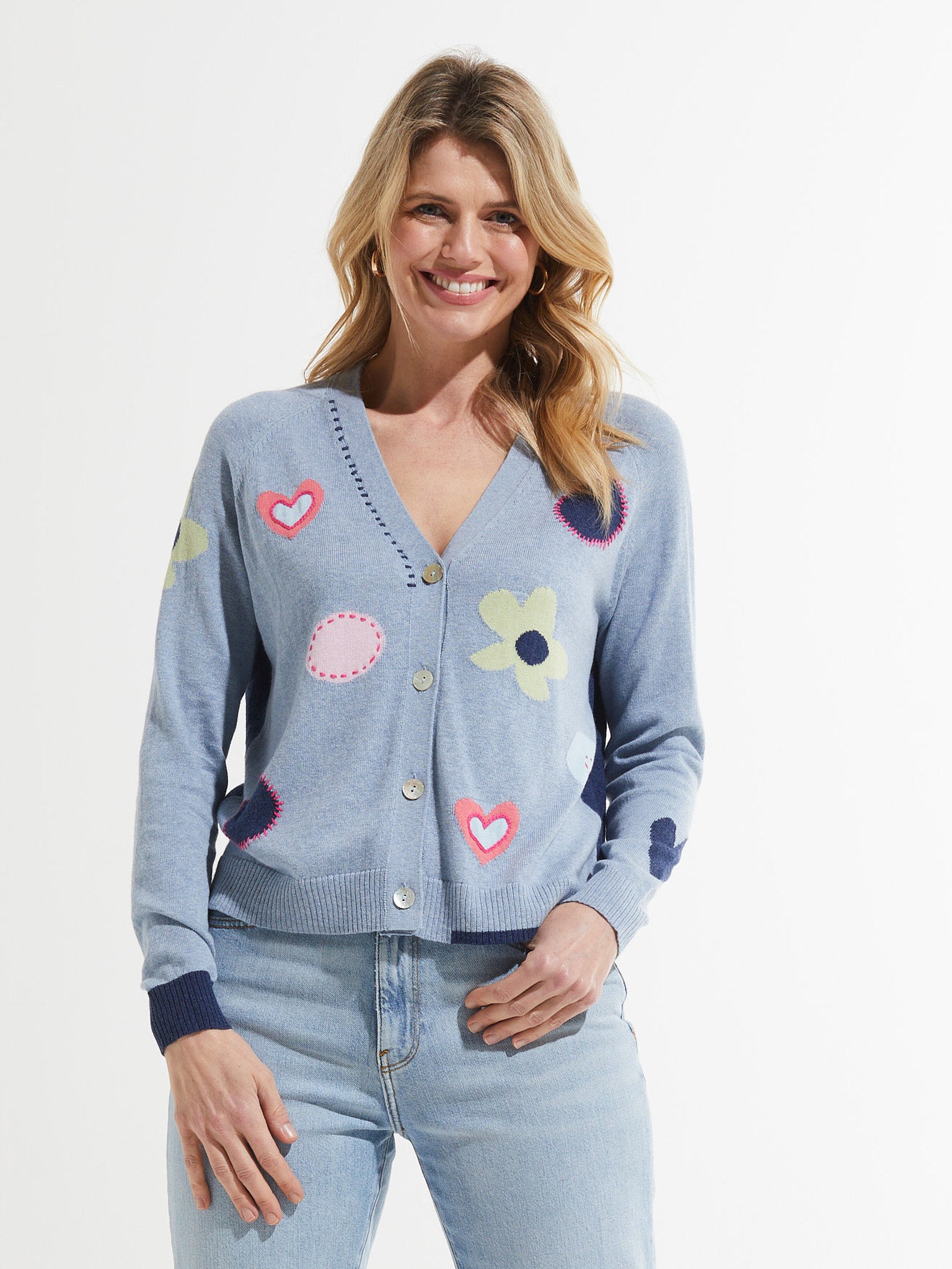 Heart and Flower Cardigan