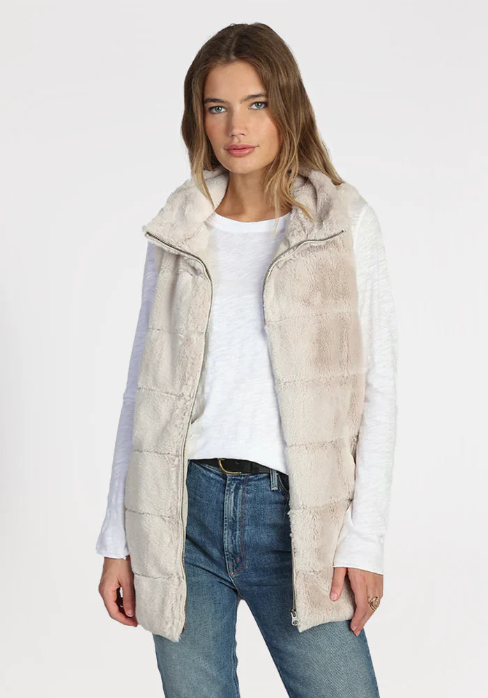 Fur Love Long Reversible Vest