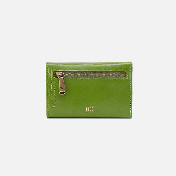 Jill Trifold Wallet in Garden Green