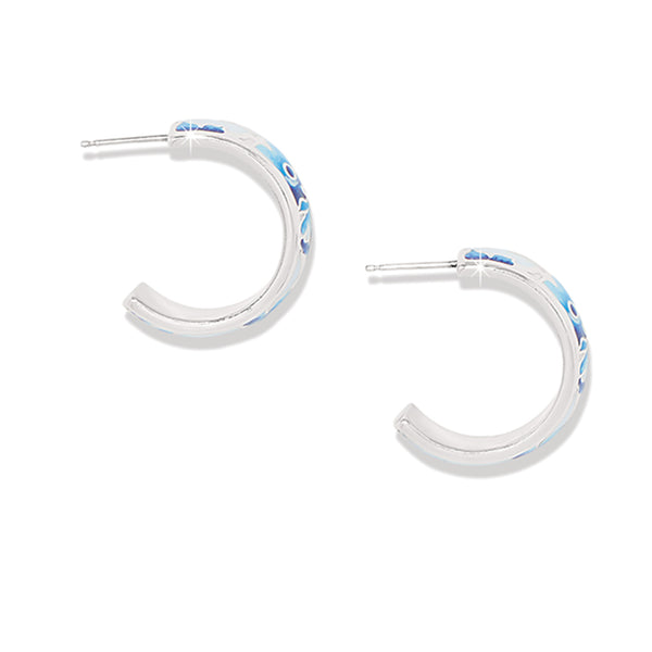 Kyoto in Bloom Blue Hoops