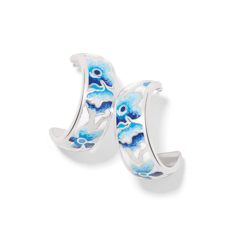 Kyoto in Bloom Blue Hoops