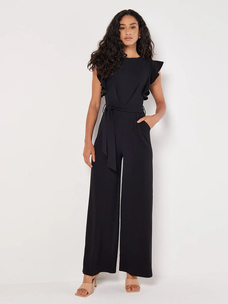 Ruffle Sleeve Jumpsuit