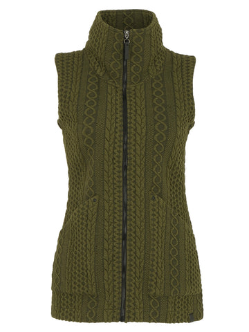 Knit Vest - Khaki