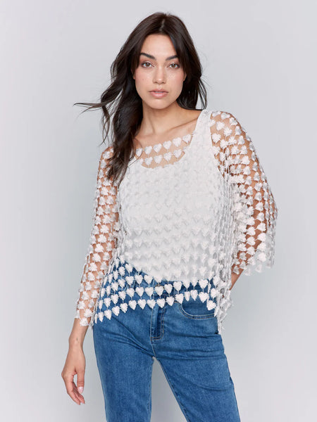 Crochet Heart Top