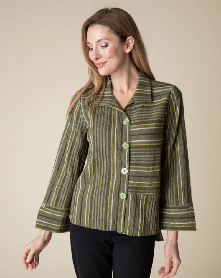 Change Your Stripes Mix Stripes Pocket Shirt