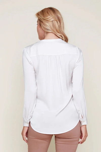 Split Neck Airflow Blouse