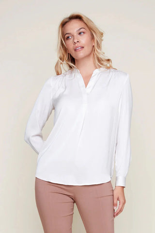 Split Neck Airflow Blouse