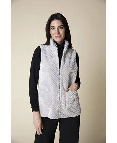 Sherpa Zip Patch Pocket Vest