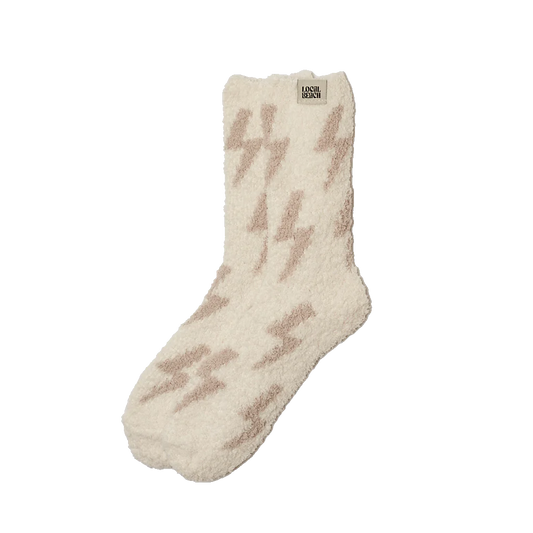 Lightning Bolt Cozy Socks