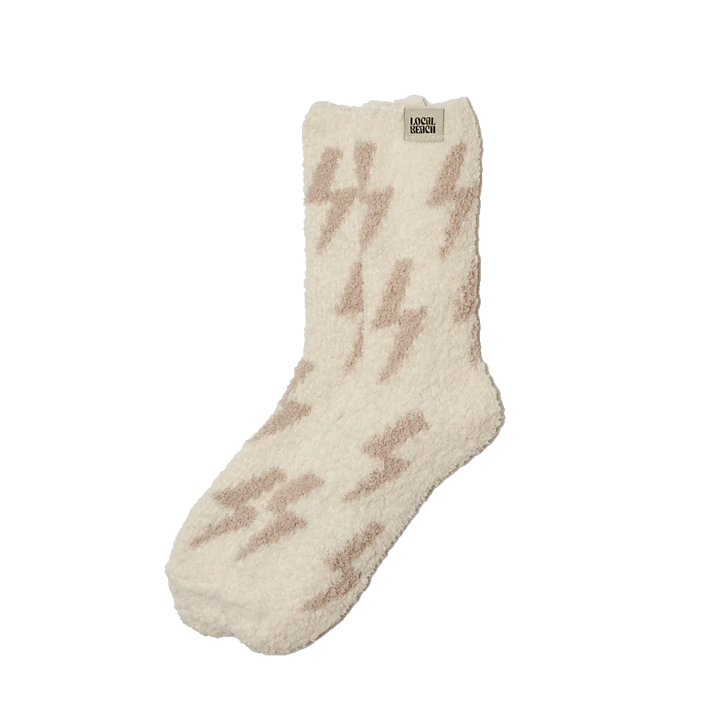 Lightning Bolt Cozy Socks