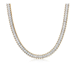 Shayna Baguette Necklace