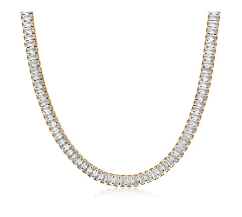 Shayna Baguette Necklace