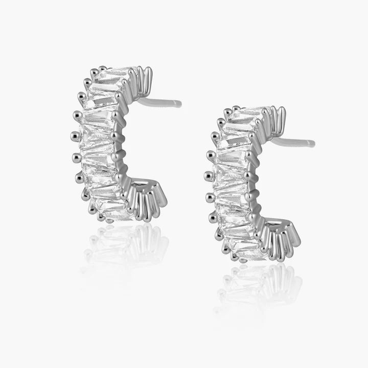 Dakota Mini Hoops - Silver