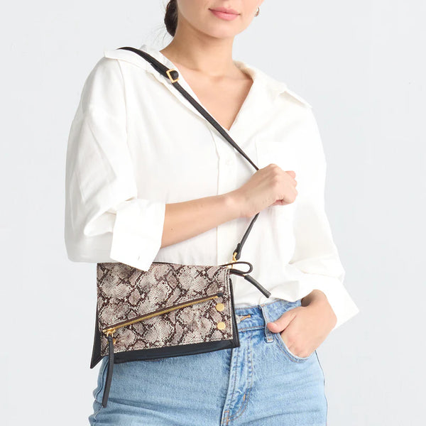 Curtis Crossbody Bag -  Contrast Snake