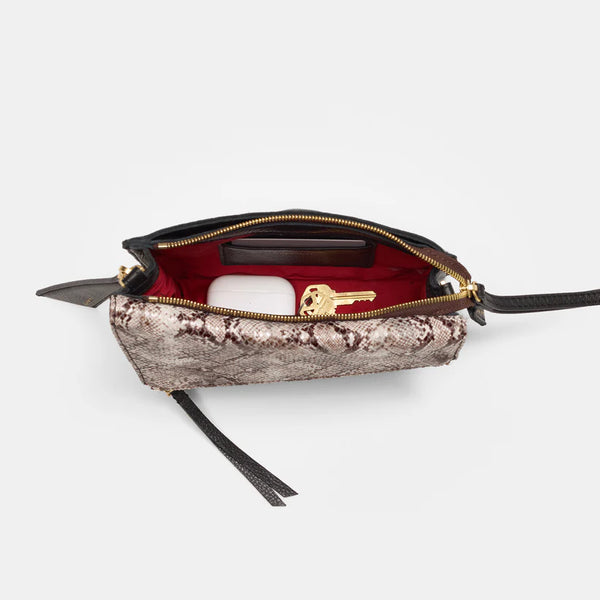 Curtis Crossbody Bag -  Contrast Snake