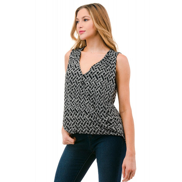 Printed Surplice Tank