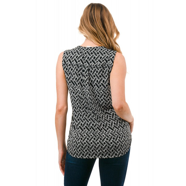 Printed Surplice Tank