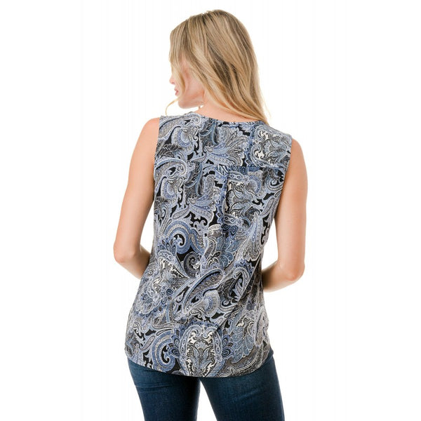 Printed Surplice Tank